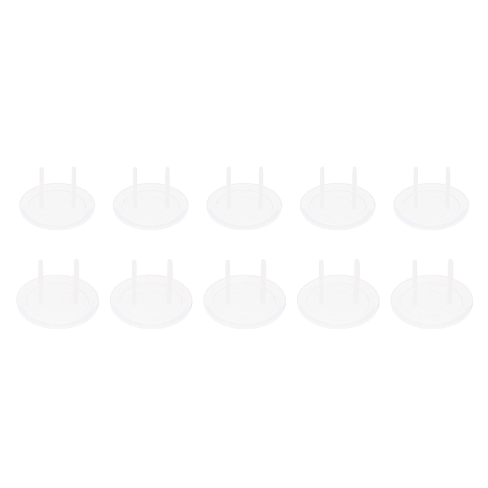 20pcs Transparent Safety Protection Socket Cover Practical Safety Power Socket Cover