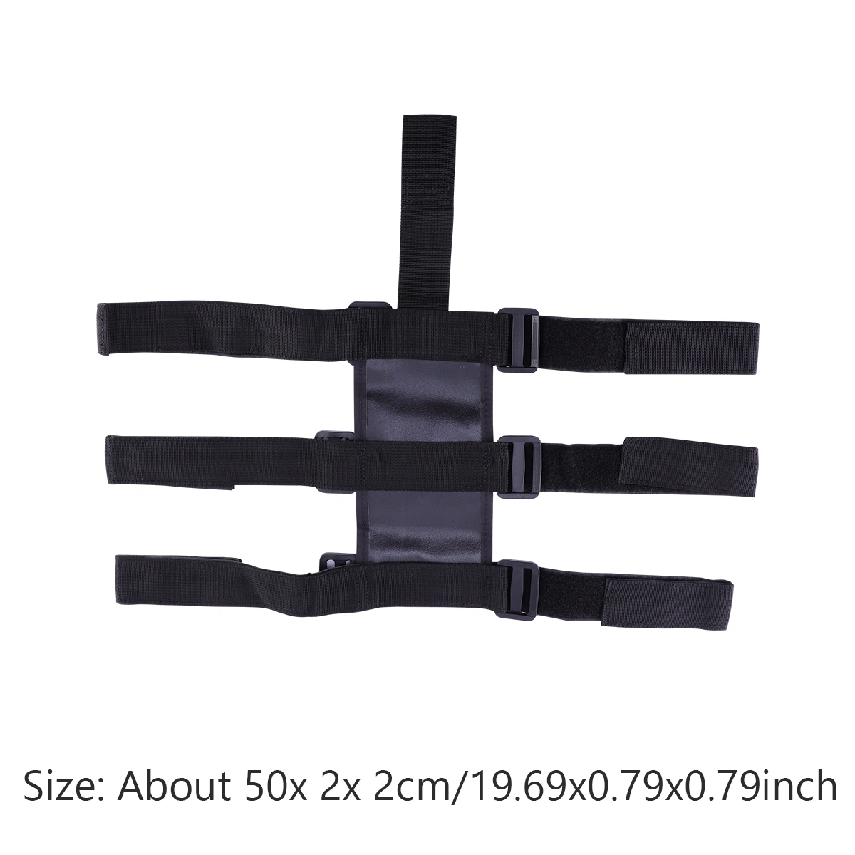 Extinguisher Strap Vehicle-Mounted Flashlight Cup Fixed Strap Refit Parts Strap for Man Woman (Black Fixed Style)
