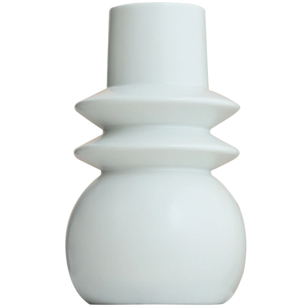 Ceramic Vase Flower Vase Minimalism Style Special-shaped Circular Ceramic Vase