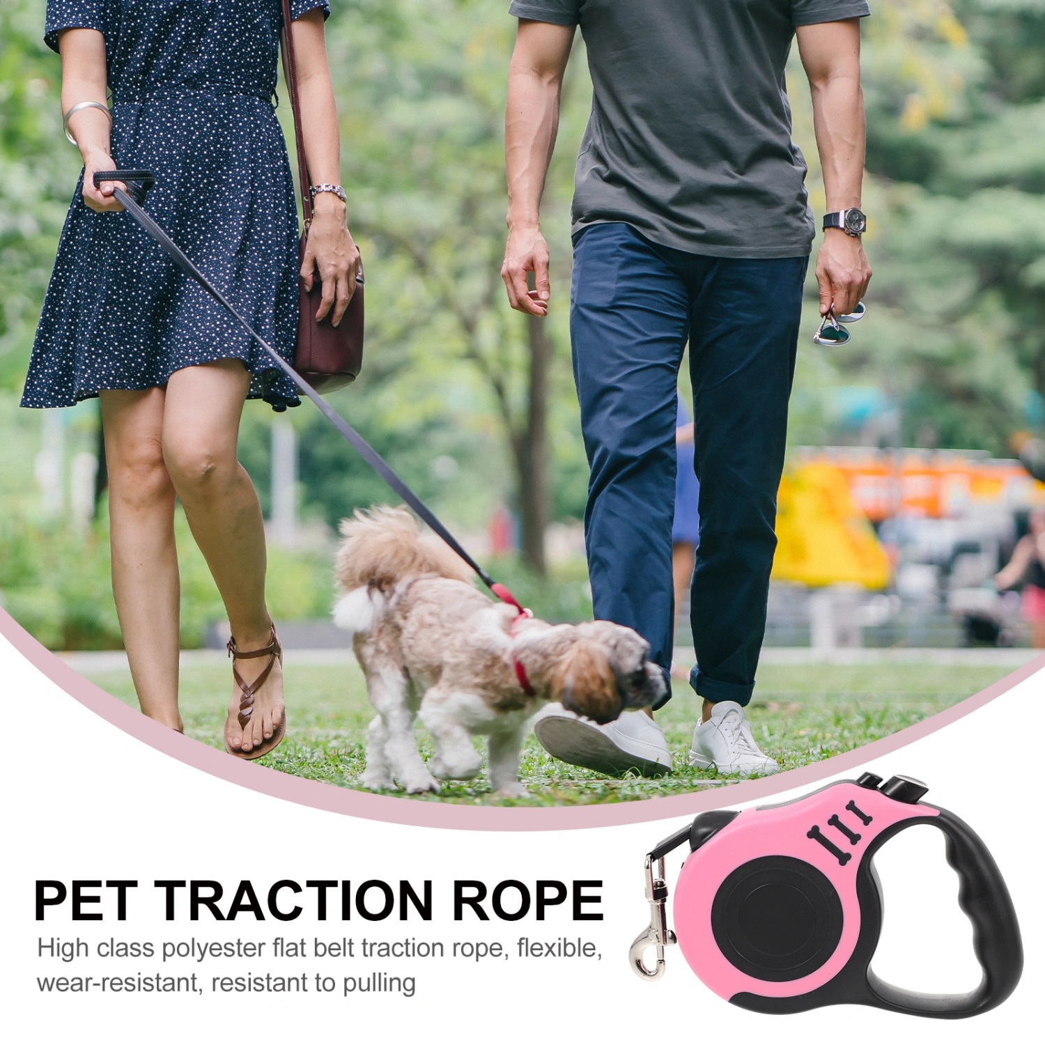 Retractable Dog Leash Portable Pet Leash Dog Walking Leash Pet Retractable Leash Puppy Accessory