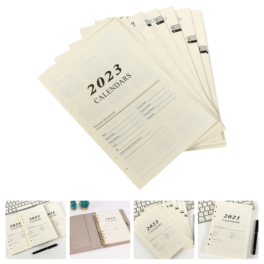 176 Sheets of Professional Lined Papers Convenient Binder Papers Compact Loose Leaf Papers