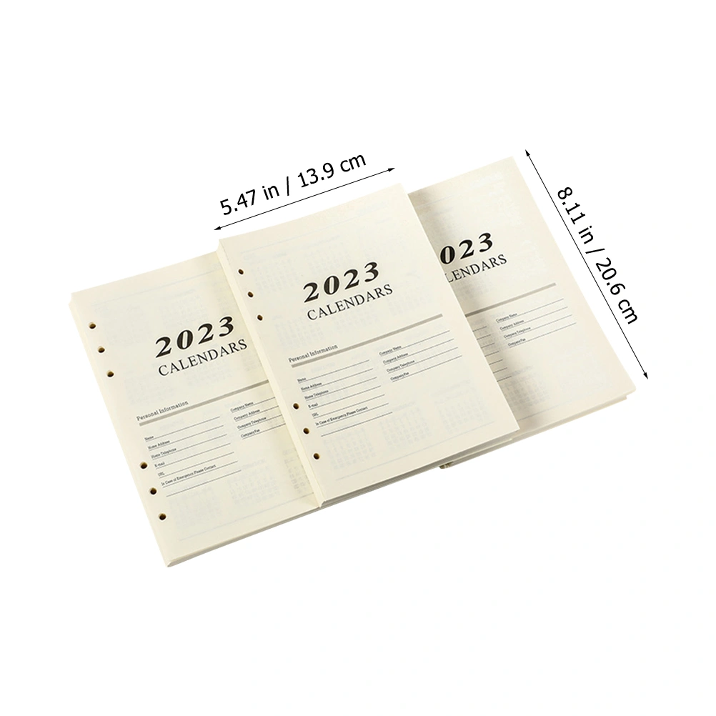 176 Sheets of Professional Lined Papers Convenient Binder Papers Compact Loose Leaf Papers