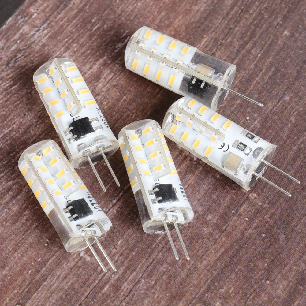 10pcs G4 AC 220V 2.5W SMD 3014 32-LED Light Bulb Lamp (Warm White)