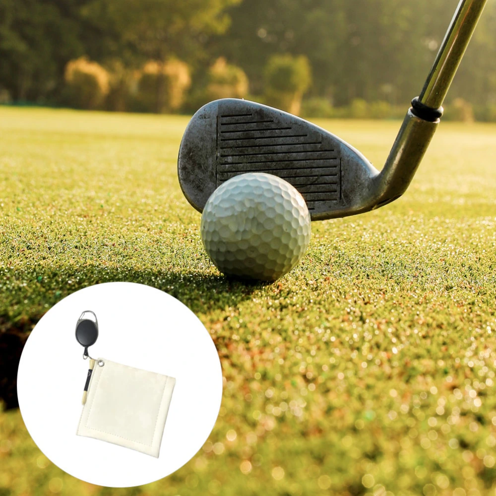 Professional Golfs Ball Cleaner Portable Ball Cleaning Towel Reusable Golfs Cleaning Cloth