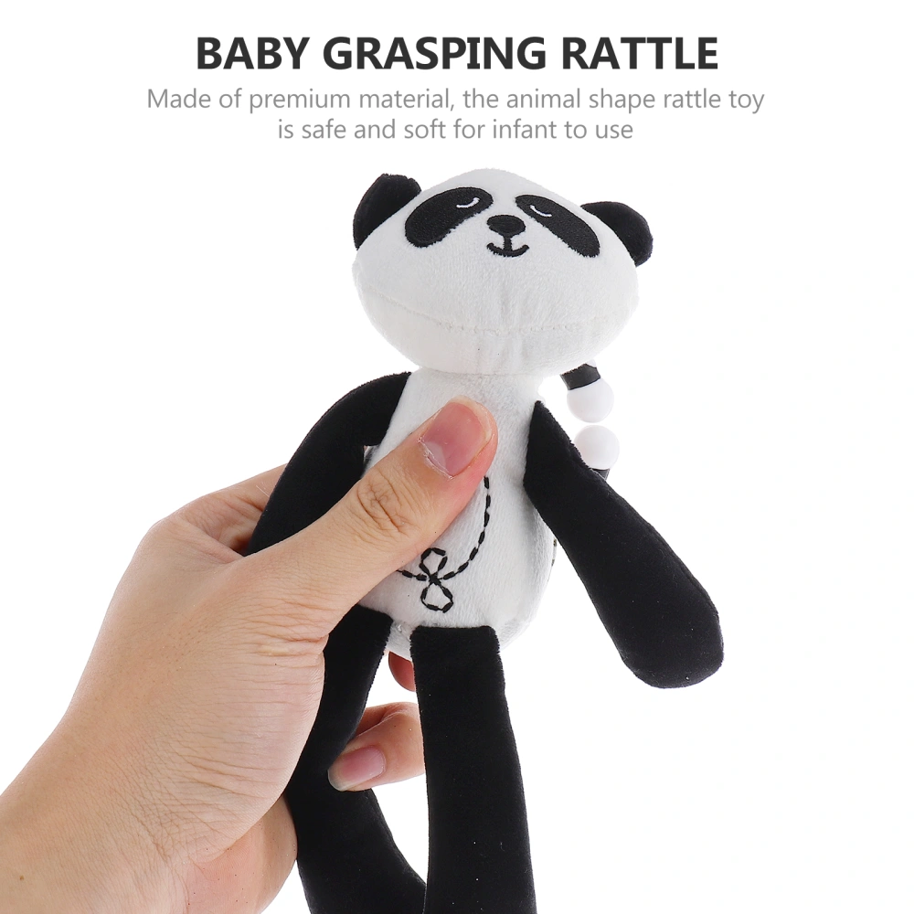 1PC Rattles Toy Animal Rattle Hanging Doll for Baby Toddlers (Panda)