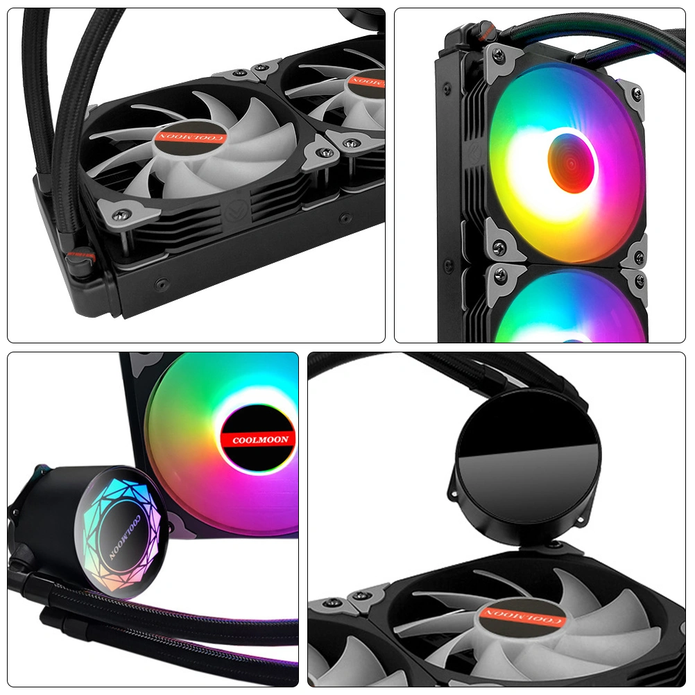 Practical Water-cooled Heat Sink Mute Computer Radiator Plastic Compuetr Cooler