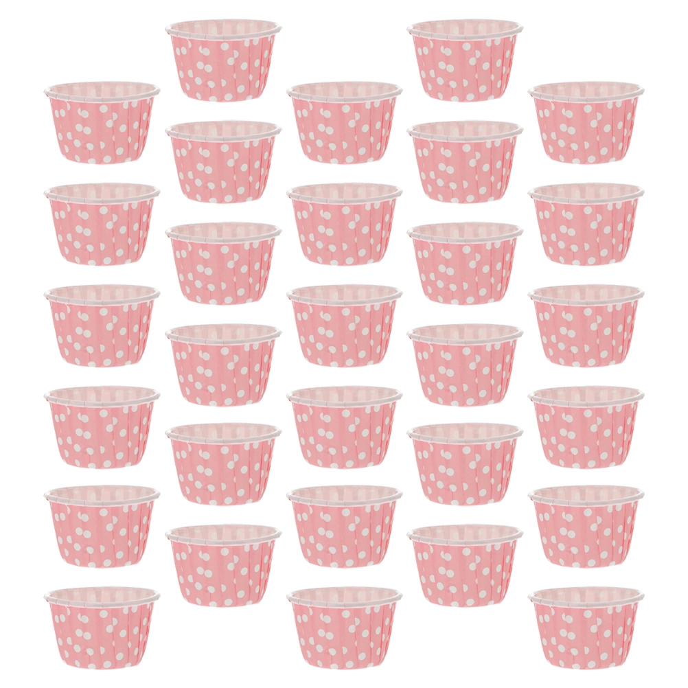 100Pcs Dessert Packaging Bowl Disposable Yogurt Bowl Ice Cream Paper Cup