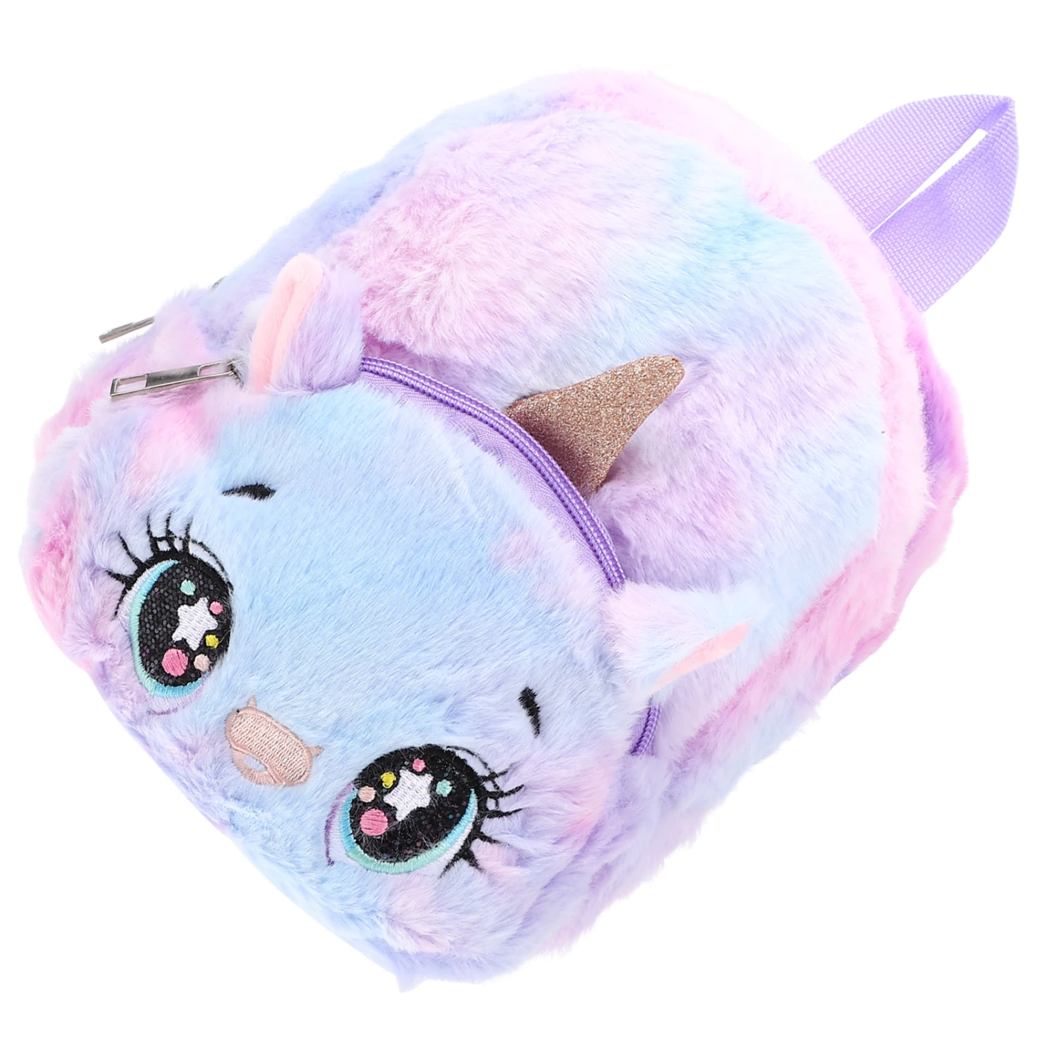 Adorable Unicorn Plush Shoulder Bag Plush Storage Bag Plush Storage Containers