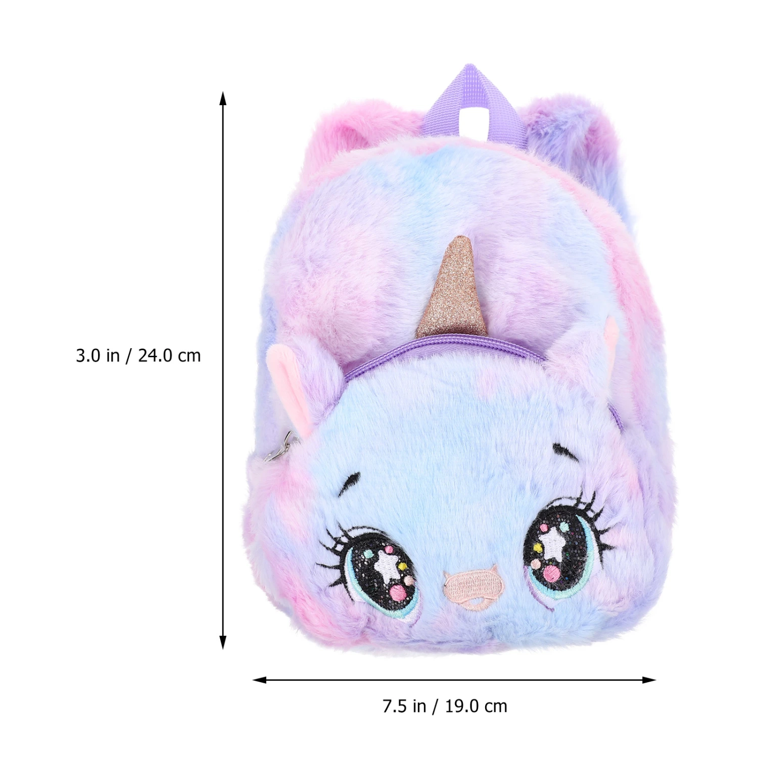 Adorable Unicorn Plush Shoulder Bag Plush Storage Bag Plush Storage Containers