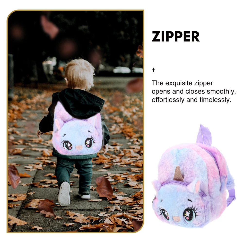 Adorable Unicorn Plush Shoulder Bag Plush Storage Bag Plush Storage Containers