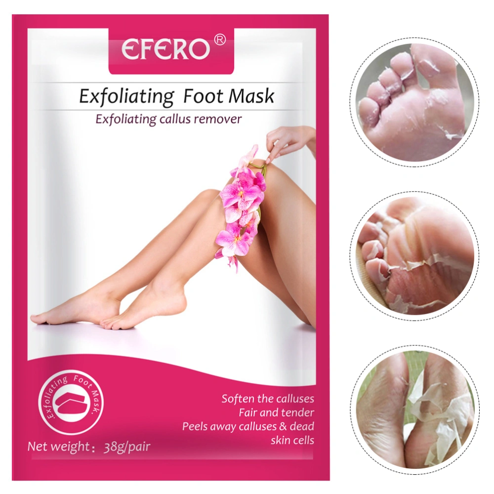 1 Pair Exfoliating Foot Mask Pedicure Socks Dead Skin Remover Foot Peeling Mask