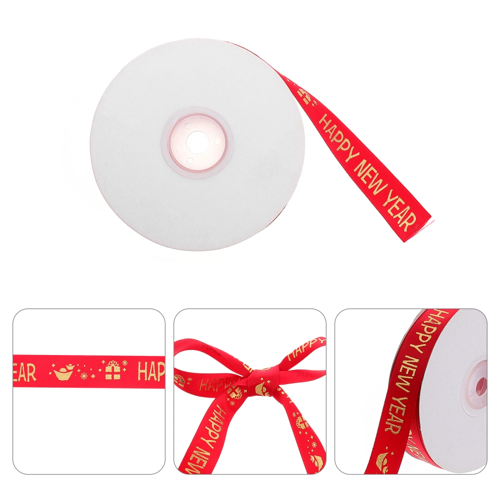 1Pc New Year Ribbon Holiday Gift Ribbon Wrapping Accessories Ribbon Decoration