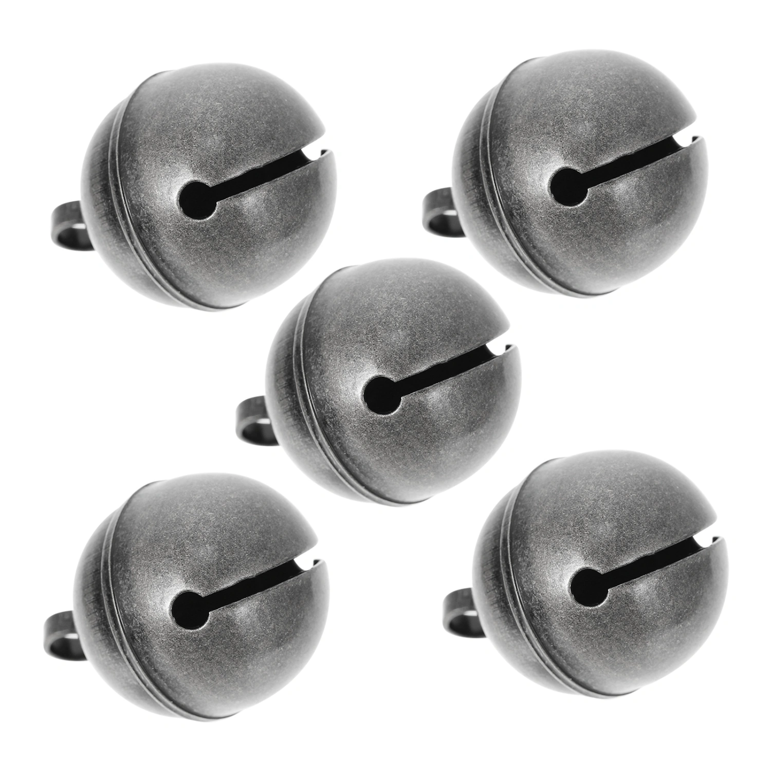 5pcs Copper Bells Key Chain Pendants Vintage Bells Pet Toys Pet Plaything Accessories
