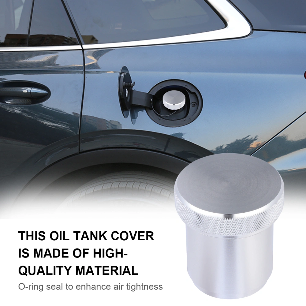 1pc Car Water Tank Cover Oil Tank Cover Alloy Cover Car Modification Accessory