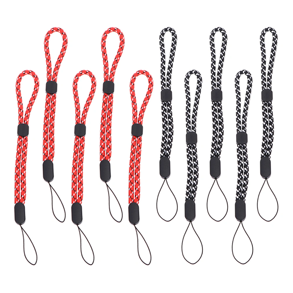 10pcs Phone Rope Wrist Lanyard Phone Hand Wrist Strap Decorative Rope Supply