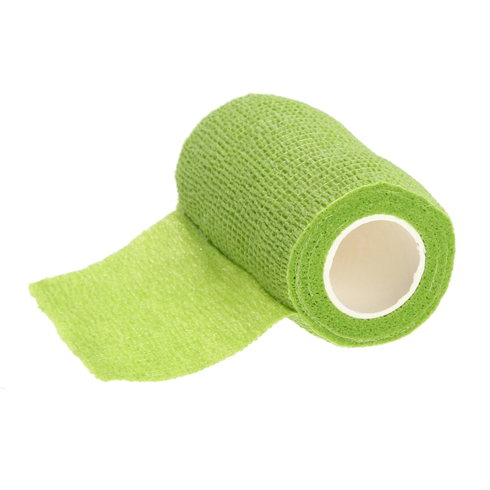 7.5x450cm Self-adhesive Elastic Bandage Self Adherent Cohesive Wrap Bandages for Athletic (Green)