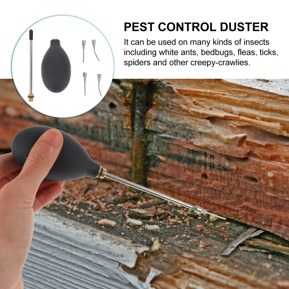 Bulb Duster Pest Control Hand Duster Insecticide Pesticide Powder Duster Tool Set for Termite