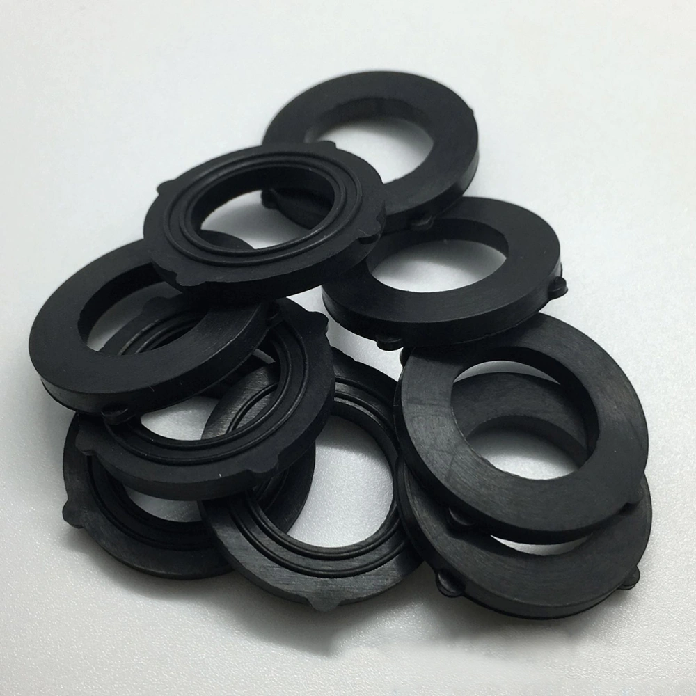 50PCS Rubber Gasket Seal Flat Gasket Waterproof Hose Gasket Water Heater Seal Ring(Black)