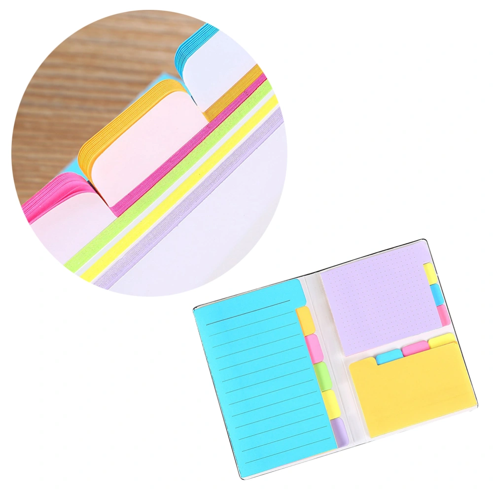 Colorful Tearable Self-Sticky Pads Scratch Pads Sticky Pads Posted Self-Adhesive Paper Notes Facilitated Stickers Notepads Post Memo