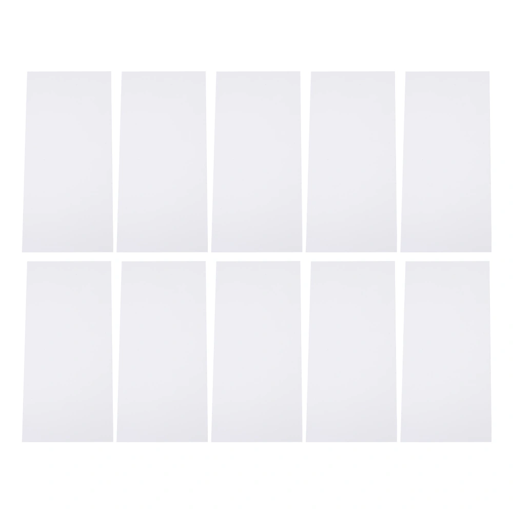 10 Sheets Epoxy Drawing Paper Pure White Matte Backing Paper for Phone Cover Making