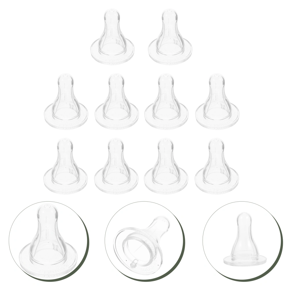 10pcs Silicone Lamb Feeding Nipples Milk Bottles Pacifiers Lamb Feeding Tools