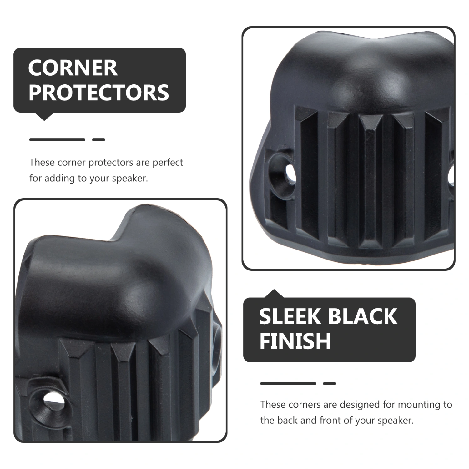 16Pcs Sound Box Plastic Protection Corner Speaker Collision Protection Corner
