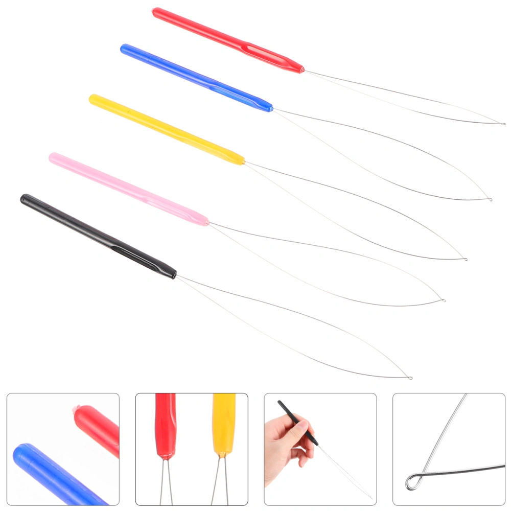 10Pcs Crochet Wig Crochet Multifunctional Crochet Hair Extension Tool (Colorful)