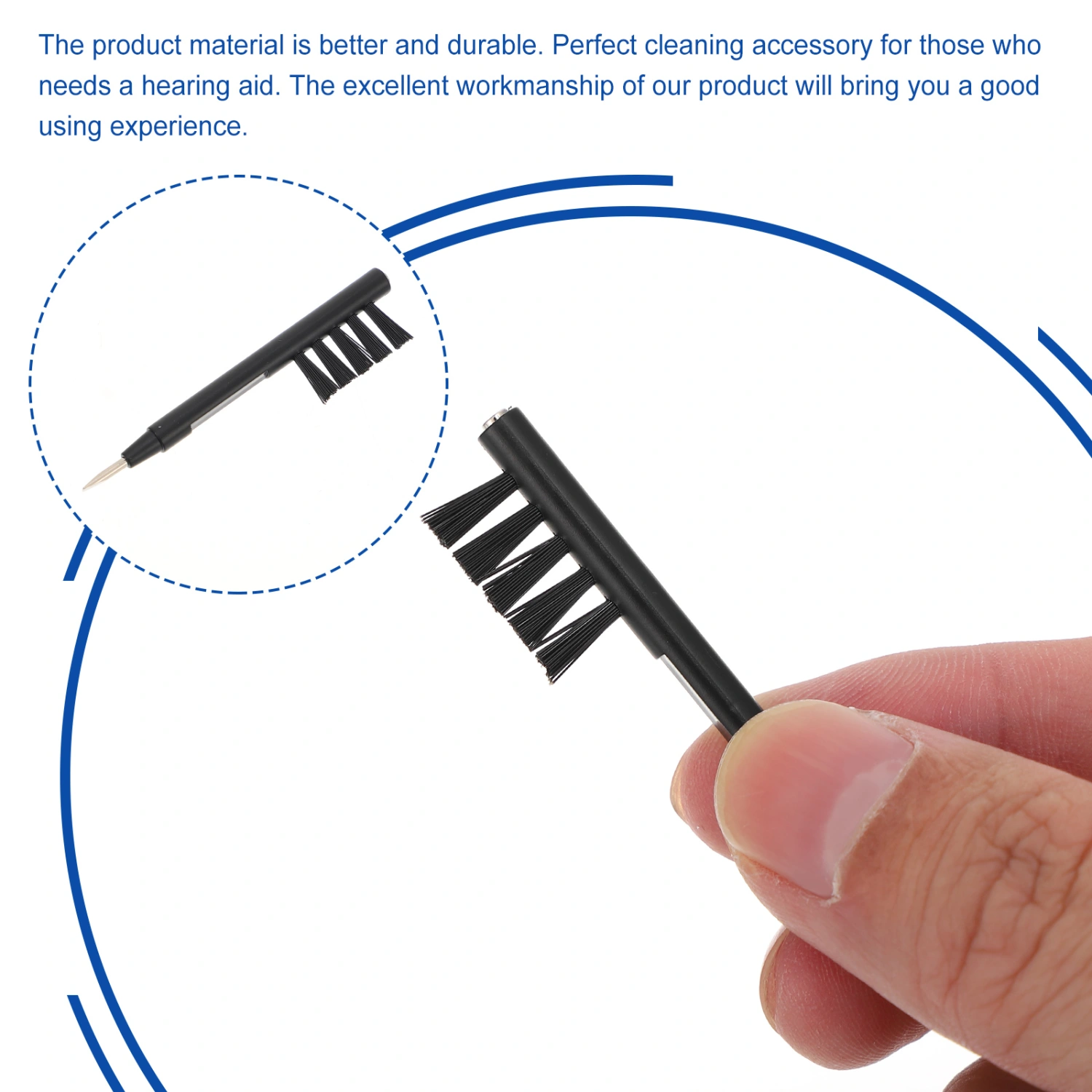 5pcs Hearing Aid Cleaning Brushes Hearing Amplifier Screwdriver Cleaning Tools