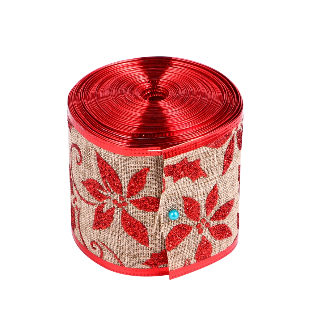 DIY Handmade Ribbon Gift Wrapping Ribbon DIY Printing Ribbon for Christmas