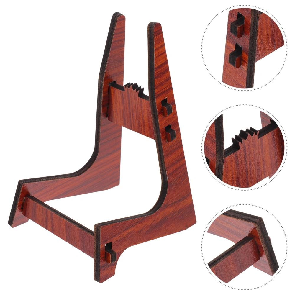 Practical Wooden Ukulele Stand Detachable Frame Stand for Ukulele Violin