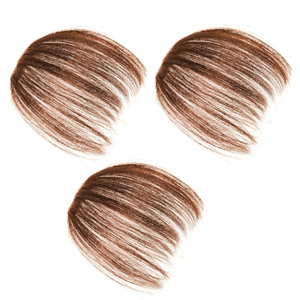 3pcs Realistic Fake Hair Bangs Cosplay Fake Air Bangs Wig Bangs Woman Fake Bangs