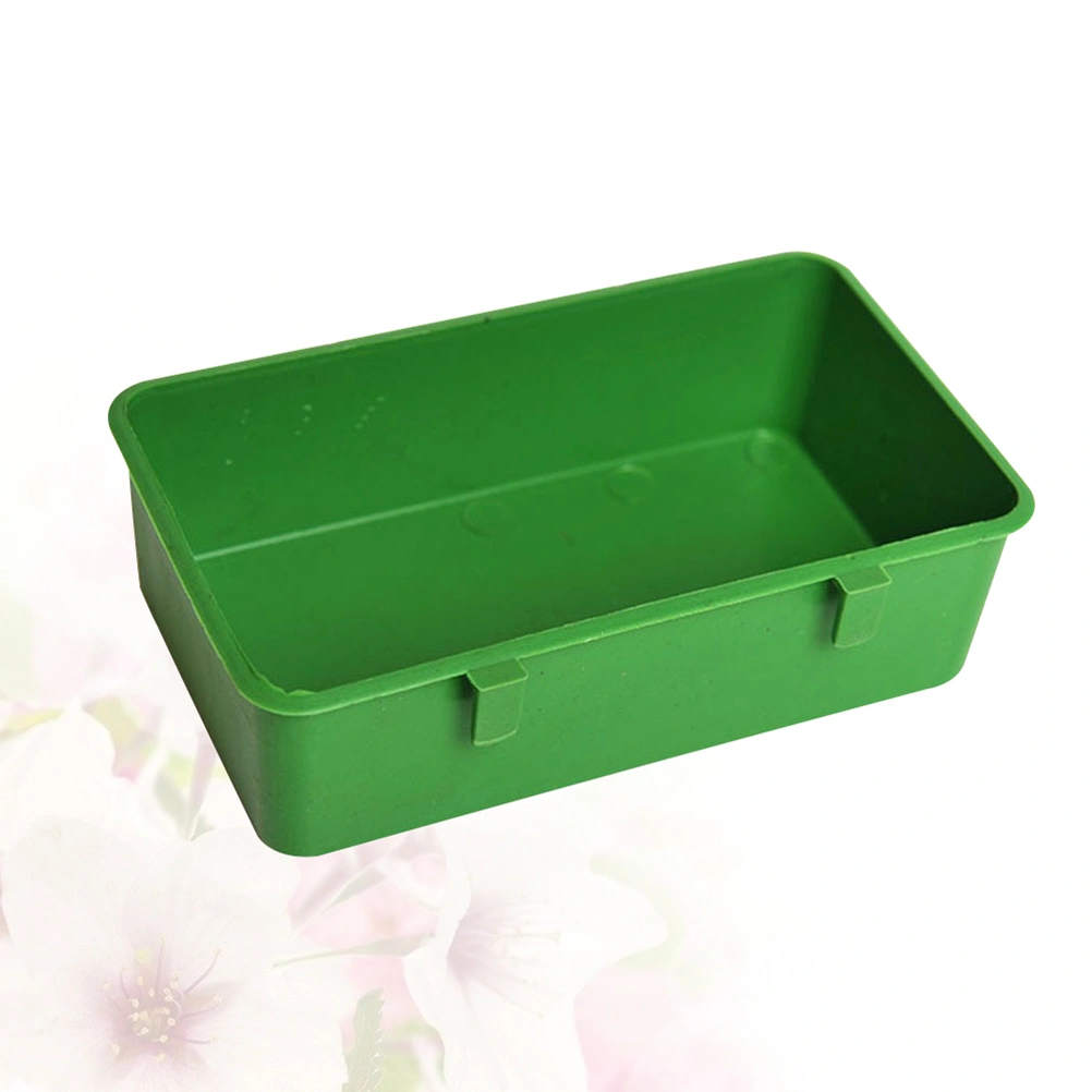 5Pcs Caged Bird Bath Cage Bird Bath Covered Mulitifunctional Feeder for Small Brids Canary Budgies Parrot(Green)