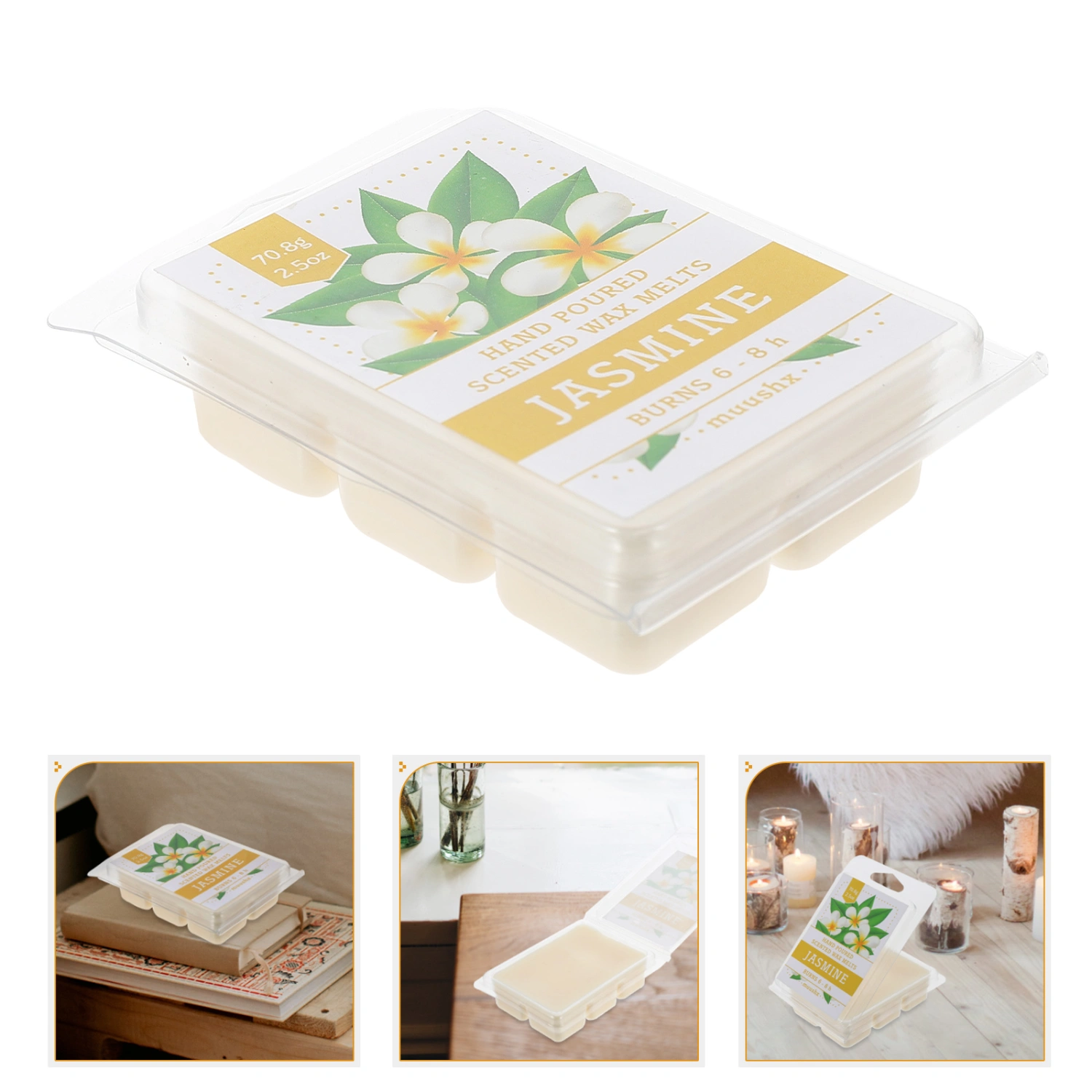 Wax Block Scented Candle Wedding Gift Candle Desktop Scented Candle Ornament