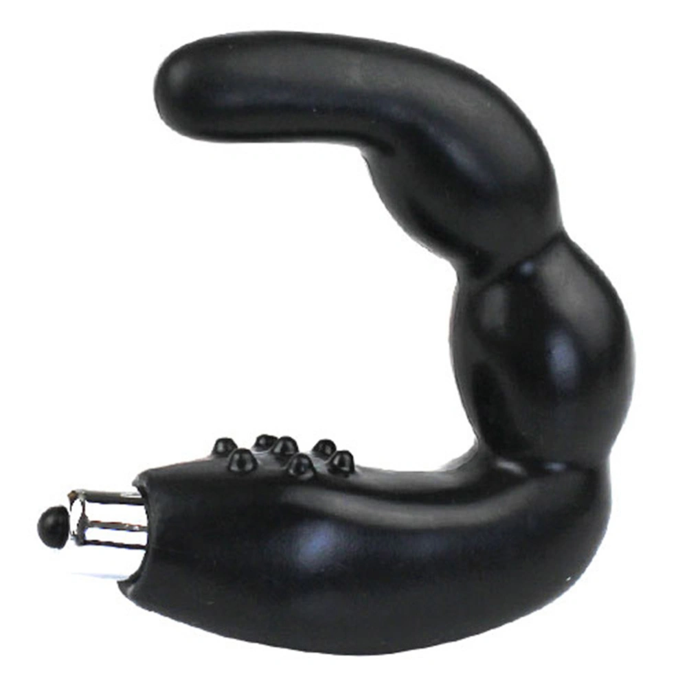 Electric Silicone Male Prostate Massager Waterproof Vibrating Massage Wand Powerful Vibrator