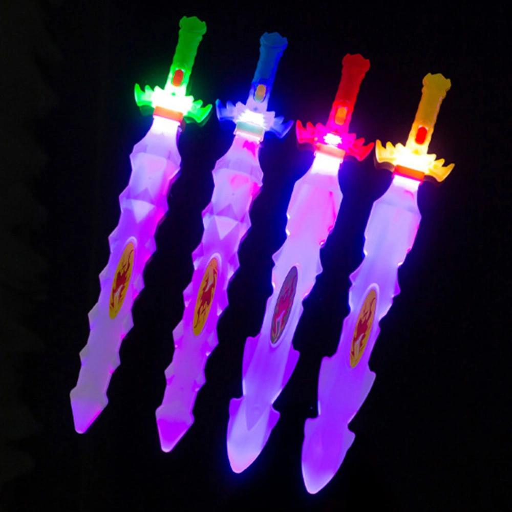 12Pcs Glowing Sword Toys Light Up Sword Toys Plastic Kids Sword Toys Lightweight Small Swords