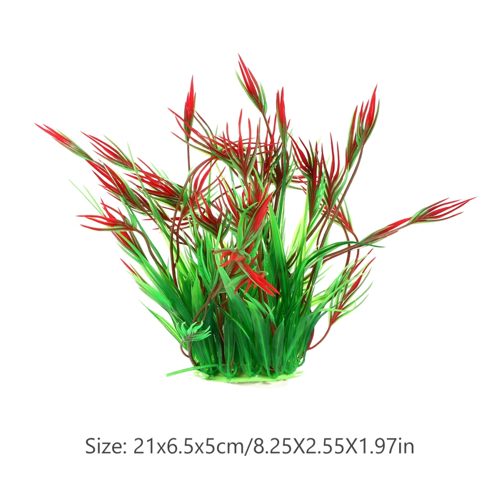 2Pcs Artificial Aquarium Plants Grass Fish Tank Underwater Decoration Ornament