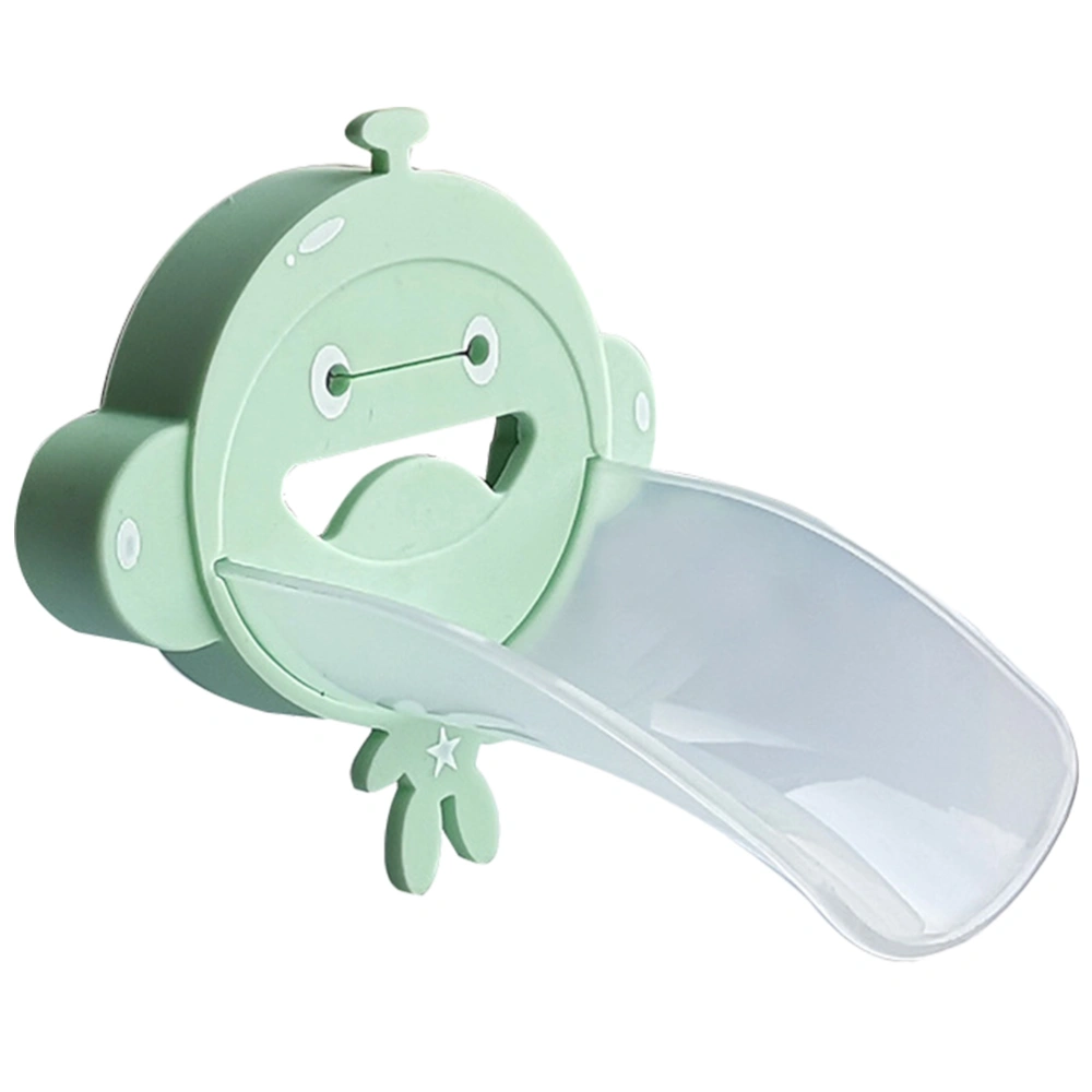 Silicone Hand-washing Faucet Extender Sink Handle Extender for Baby Toddler Children (Green)