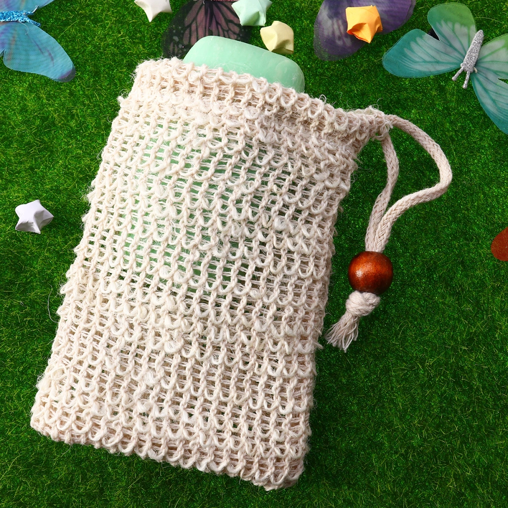 15pcs Making Nets Simple Bubbling Bags Cleanser Mesh Bags Washing Soap Pouch Bathroom Supplies