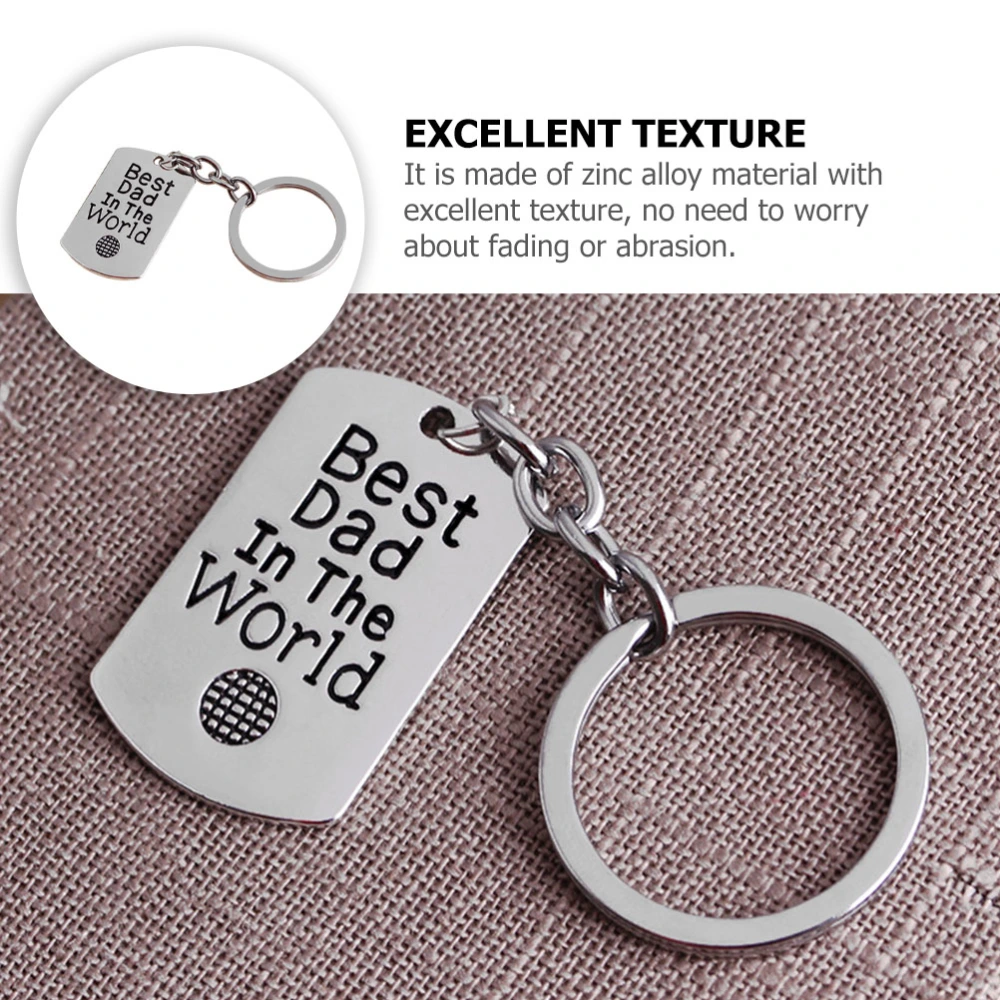 Creative Hanging Pendant Key Ring Keychain Hanging Ornament for Father's Day