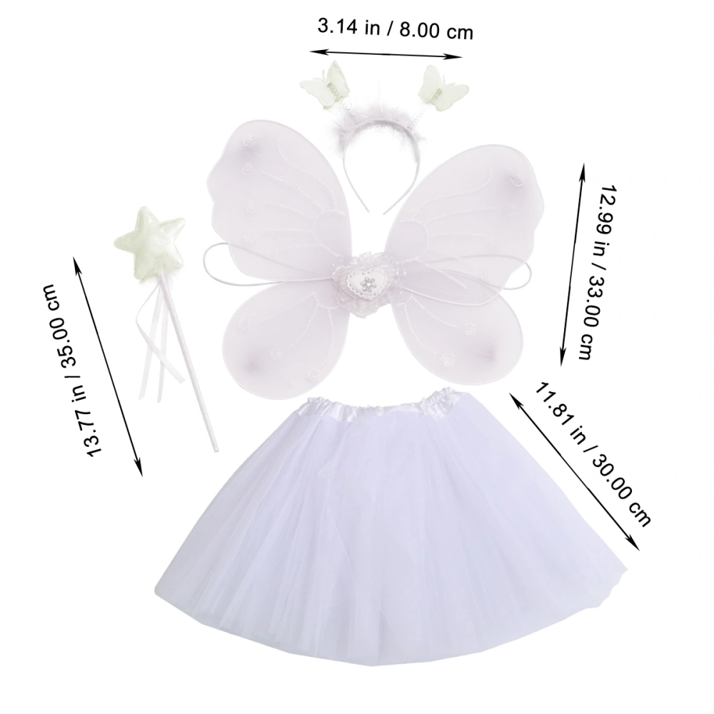 1 Set Fairy Gauze Skirt Performance Dress up Accessory Girl's Costume