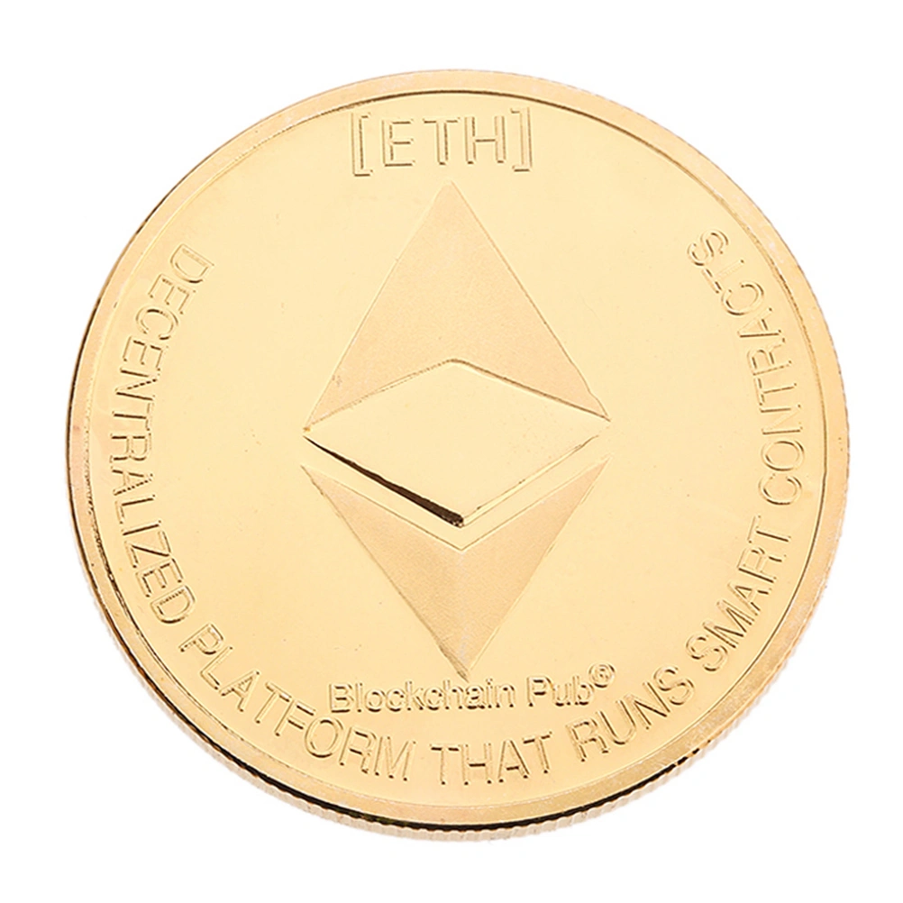 Plated Iron Collectible Commemorative Coins Art Collection Souvenir Gift(Golden)