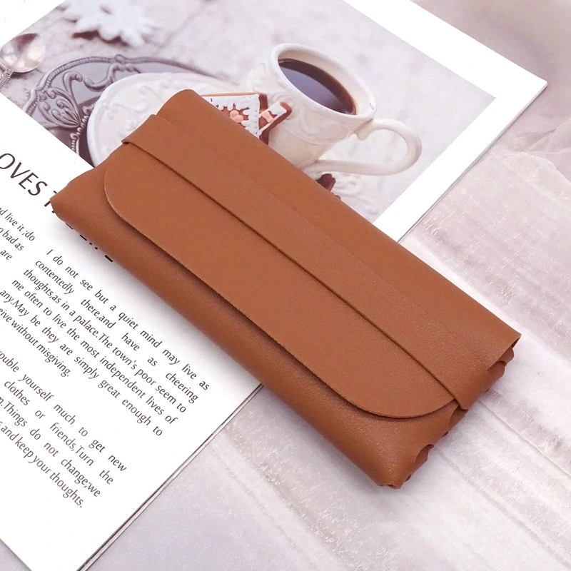 Glasses Case PU Leather Glasses Storage Pouch Reading Eyeglasses Holder Pouch