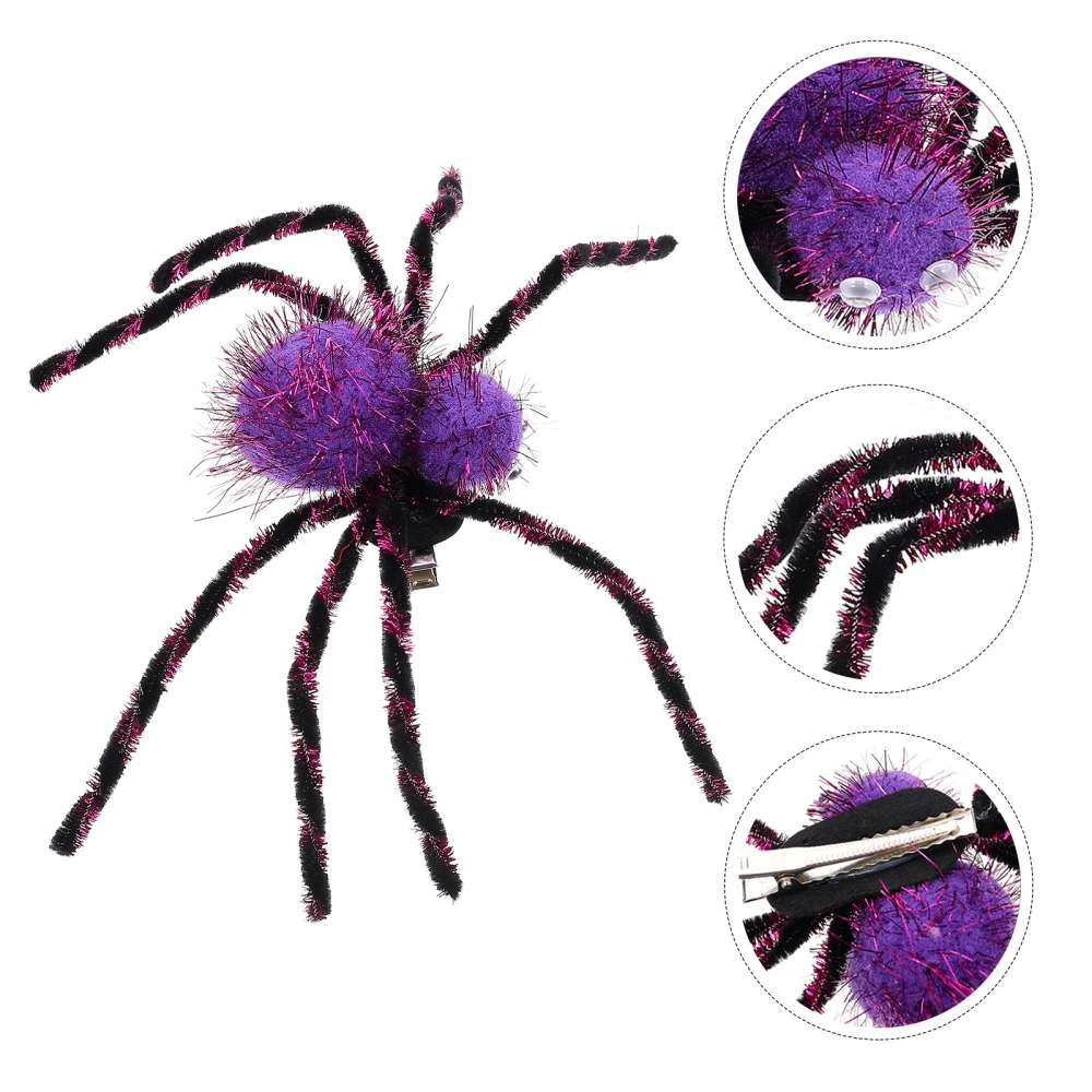 Halloween Spider-design Hair Clip Festival Cosplay Costume Party Accessory