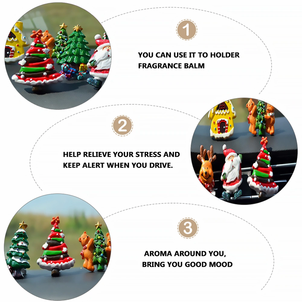 Christmas Tree Creative Air Vent Decorations Aroma Clip Car Perfumes Clip