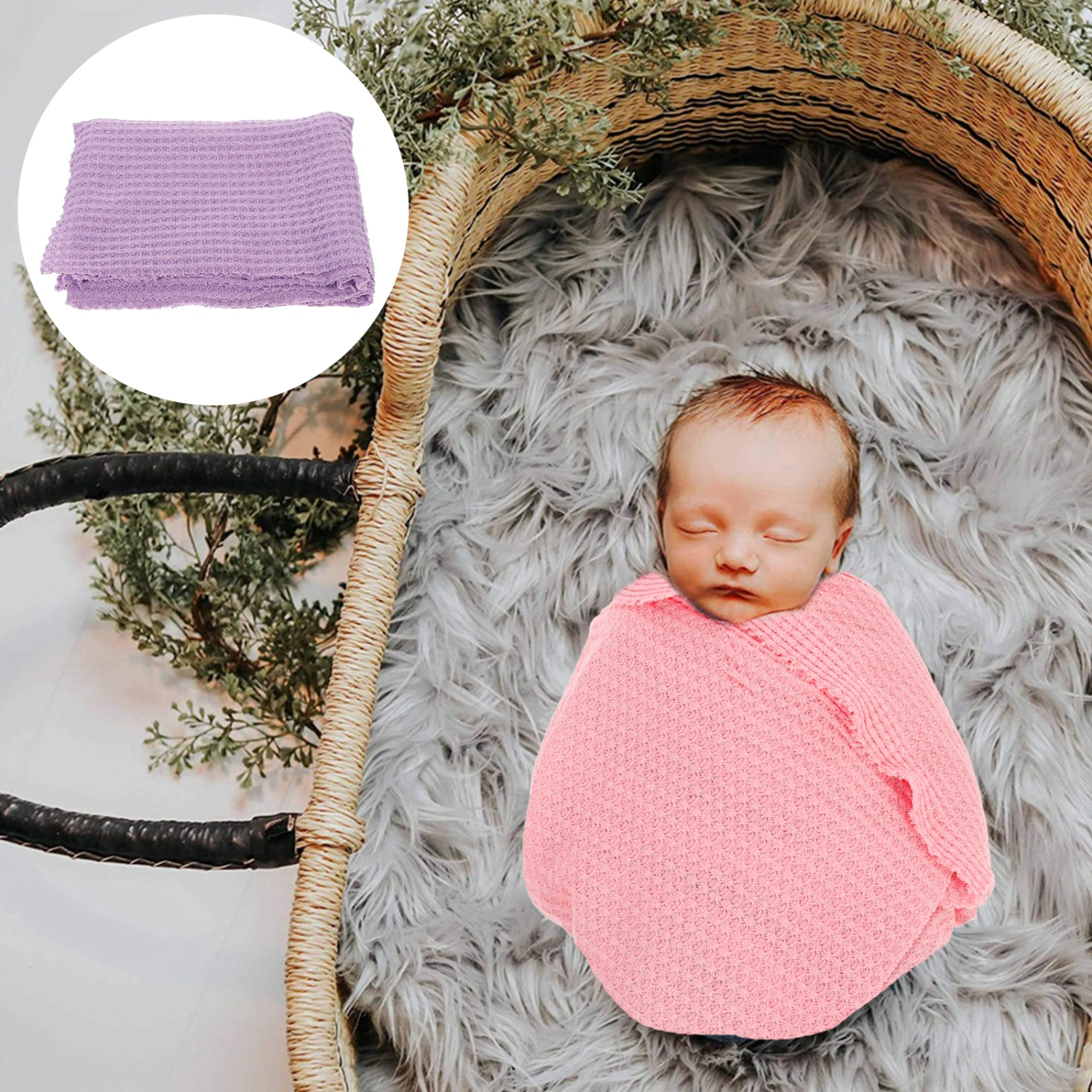 Newborn Photo Prop Baby Stretch Wrap Infant Baby Photography Wrap Blanket