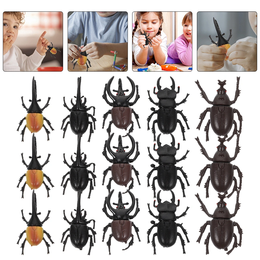 20Pcs Realistic Uang Models Tricky Insect Toys Scary Bug Models Uang Models for Prank