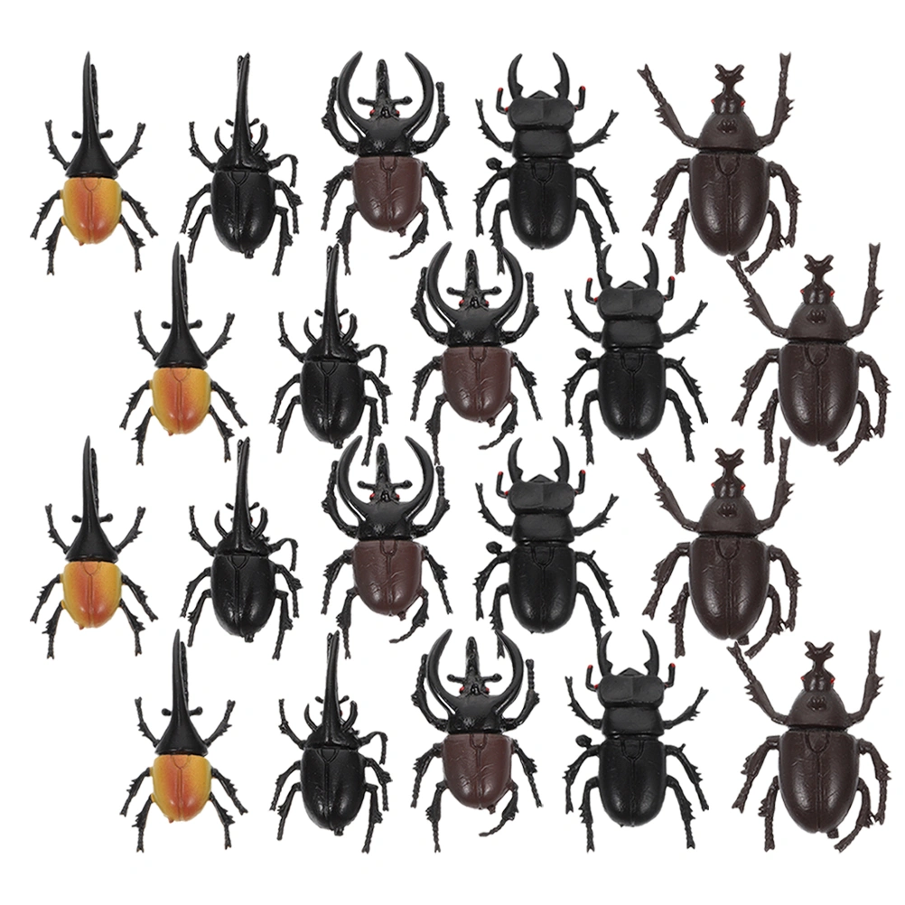 20Pcs Realistic Uang Models Tricky Insect Toys Scary Bug Models Uang Models for Prank