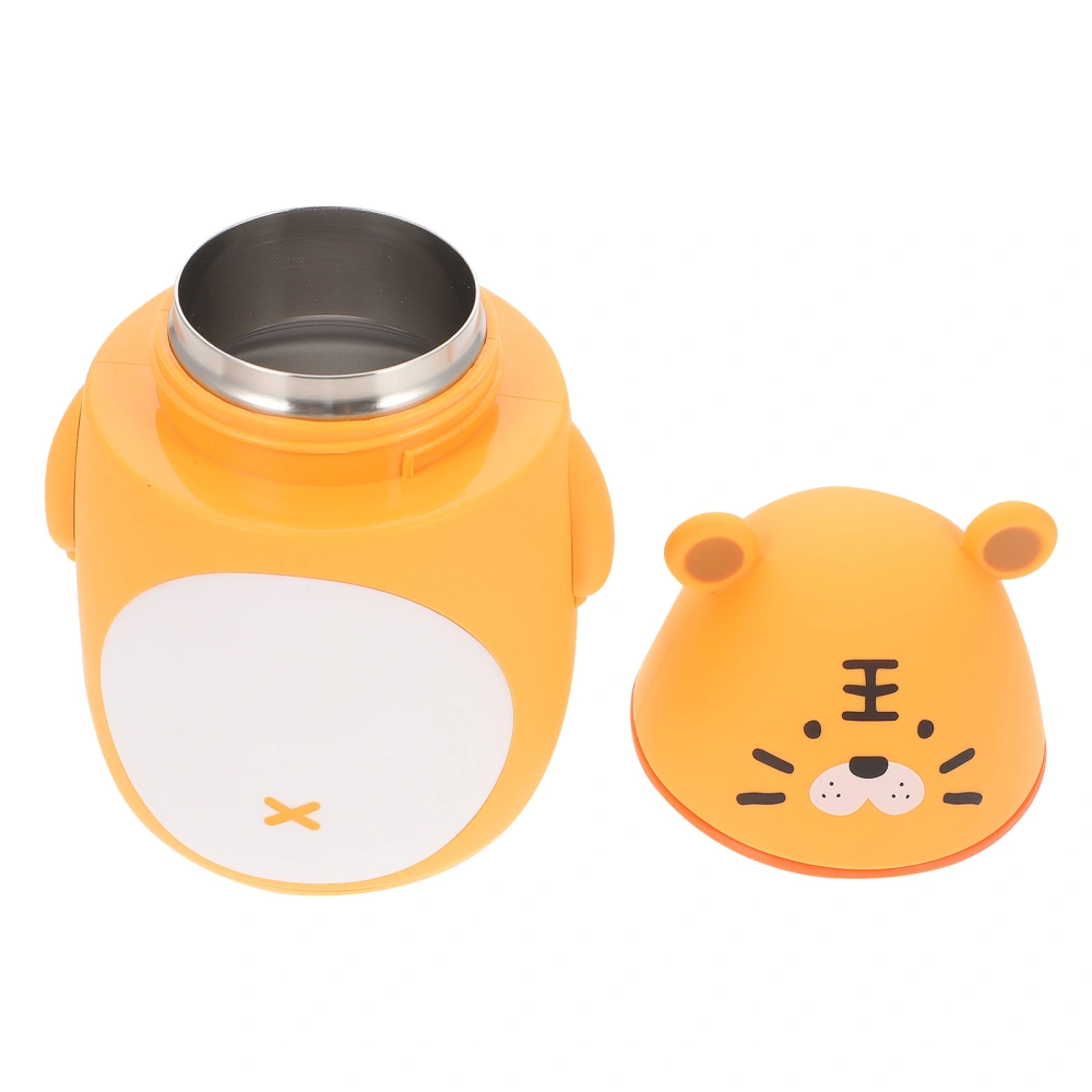 Insulated Water Bottle Tiger Shape Thermal Tumbler Cartoon Water Bottle