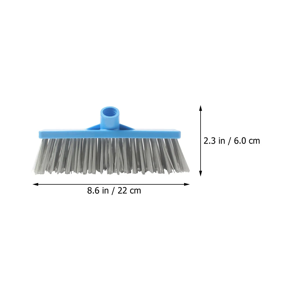 1pc Multi-purpose Scrub Brush Head Broom Brush Head Cleaning Broom Accessory