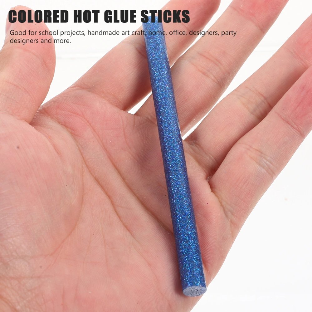 130pcs Colored Hot Glue Sticks DIY Sealing Hot Glue Sticks for Handcrafts